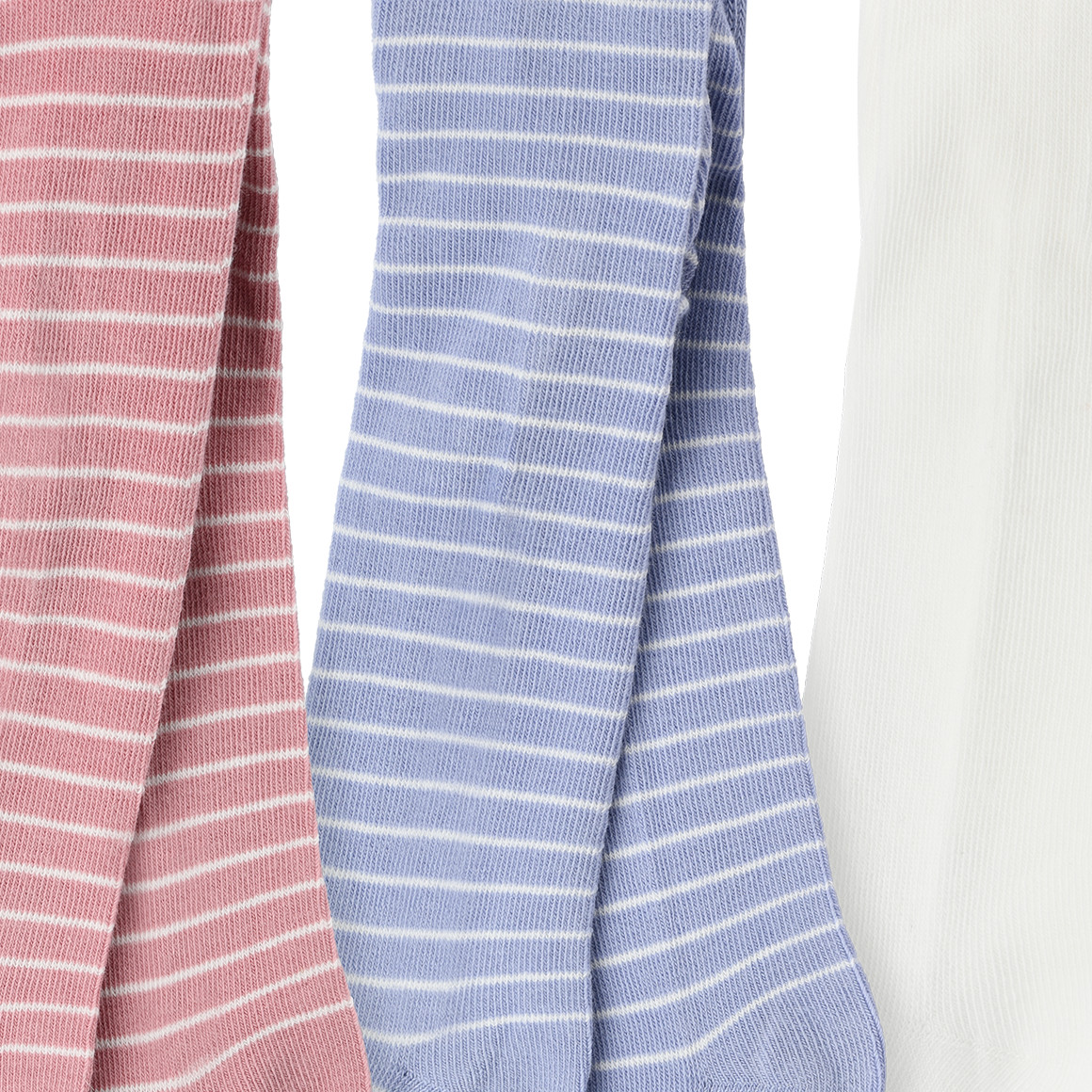 Famy 3 Baby Strumpfhosen im Set hellblau / weiss / rosa