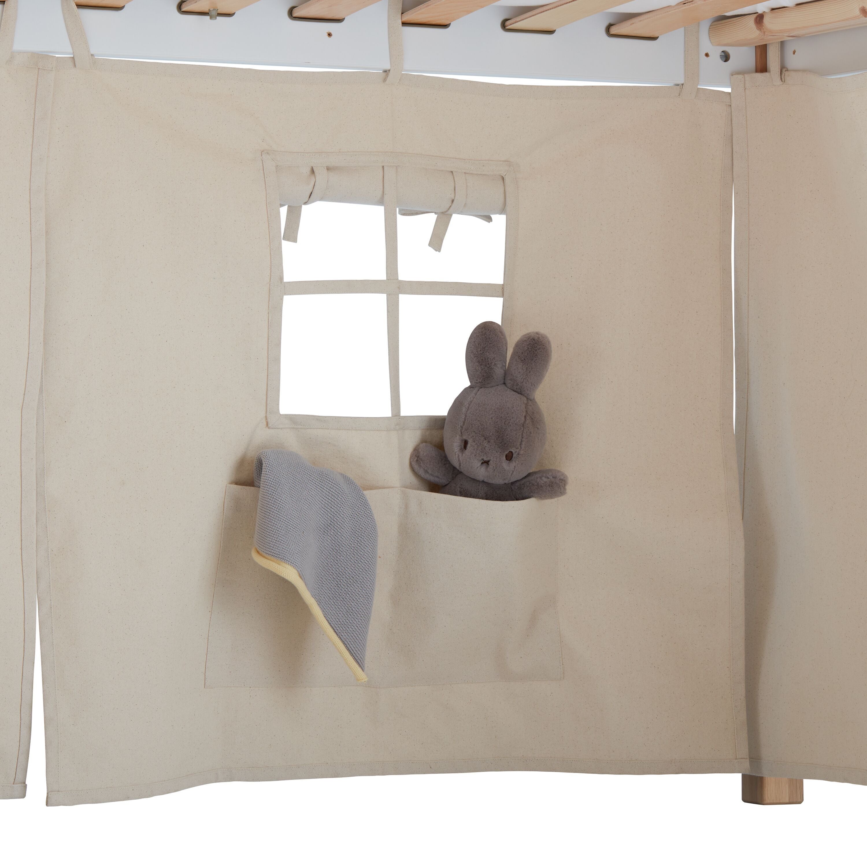 ZOILA Zelt - Natur / B: 159.0 cm x T: 100.0 cm x H: 73.5 cm