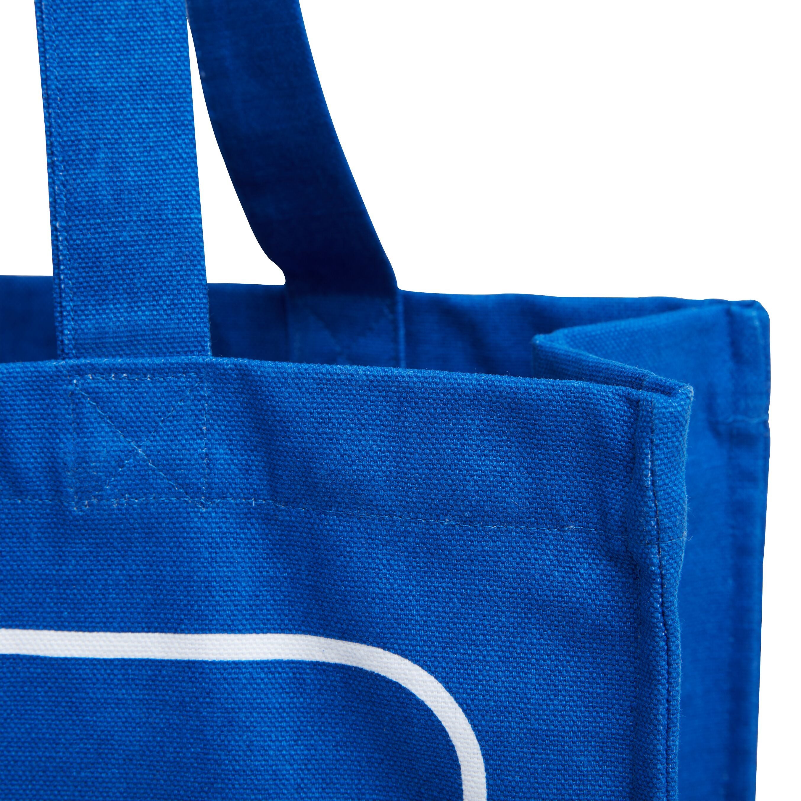 PICTO EINKAUFSTASCHE BLAU ZUG 38X13X41CM - Blau / B: 38.0 cm x T: 13.0 cm x H: 41.0 cm