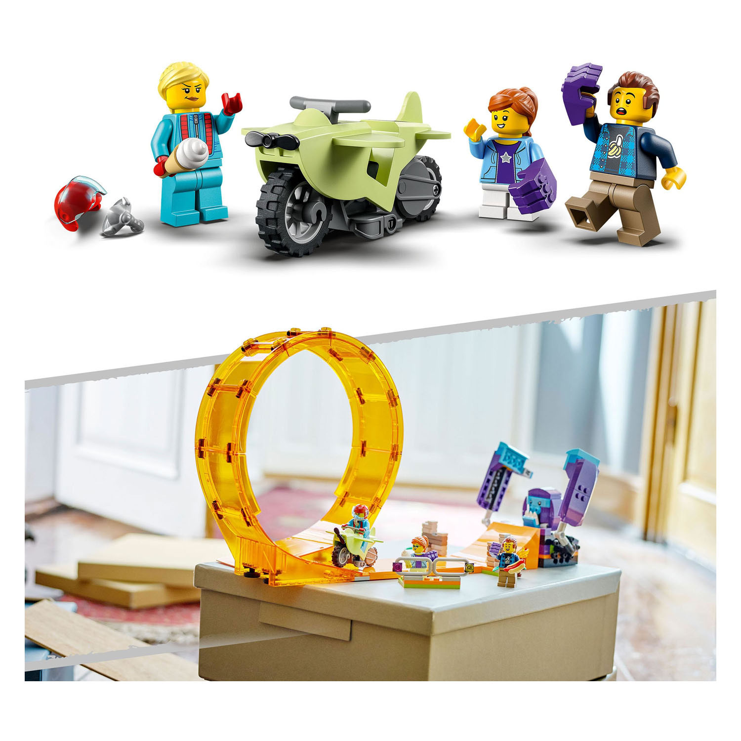 LEGO City 60338 Verpletterende Chimpansee Stunt Loop
