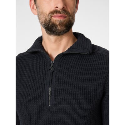 Herren-Stricktroyer, Dunkelblau