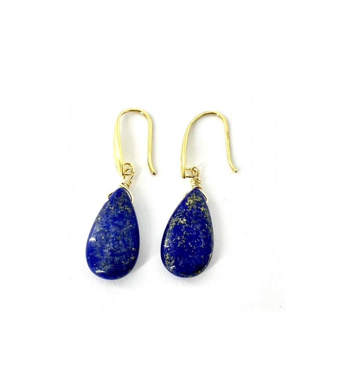 Boucle d'oreille en lapis lazuli