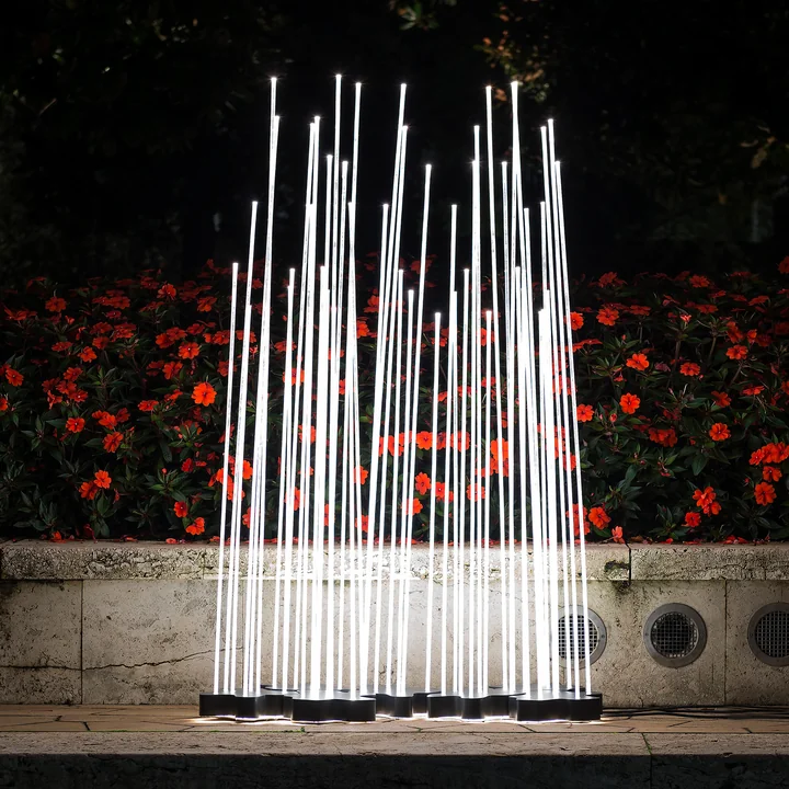 Artemide - Reeds Outdoor LED-Stehleuchte, einfach / anthrazitgrau