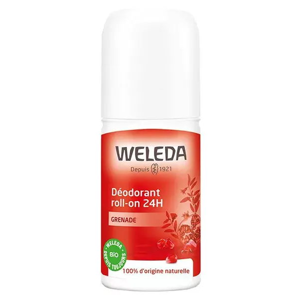 Desodorante Roll-On Orgânico Weleda Romã 24h 50ml