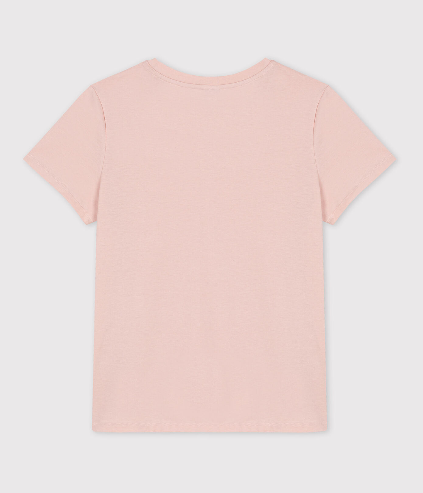 Tee-shirt LE DROIT col rond en coton bio Femme