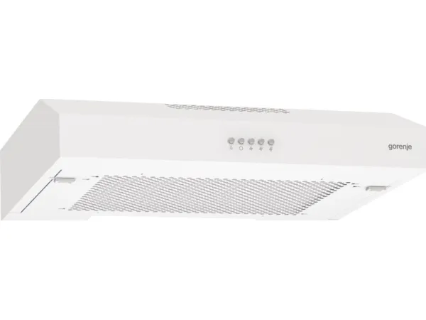Gorenje WHU629EW/S - Hætte - standard - bredde: 59.6 cm - dybde: 46.8 cm - udtrækning og recirkulation (-) - hvid