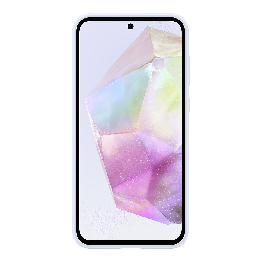 Samsung Coque Silicone Bleu Galaxy A35 5G