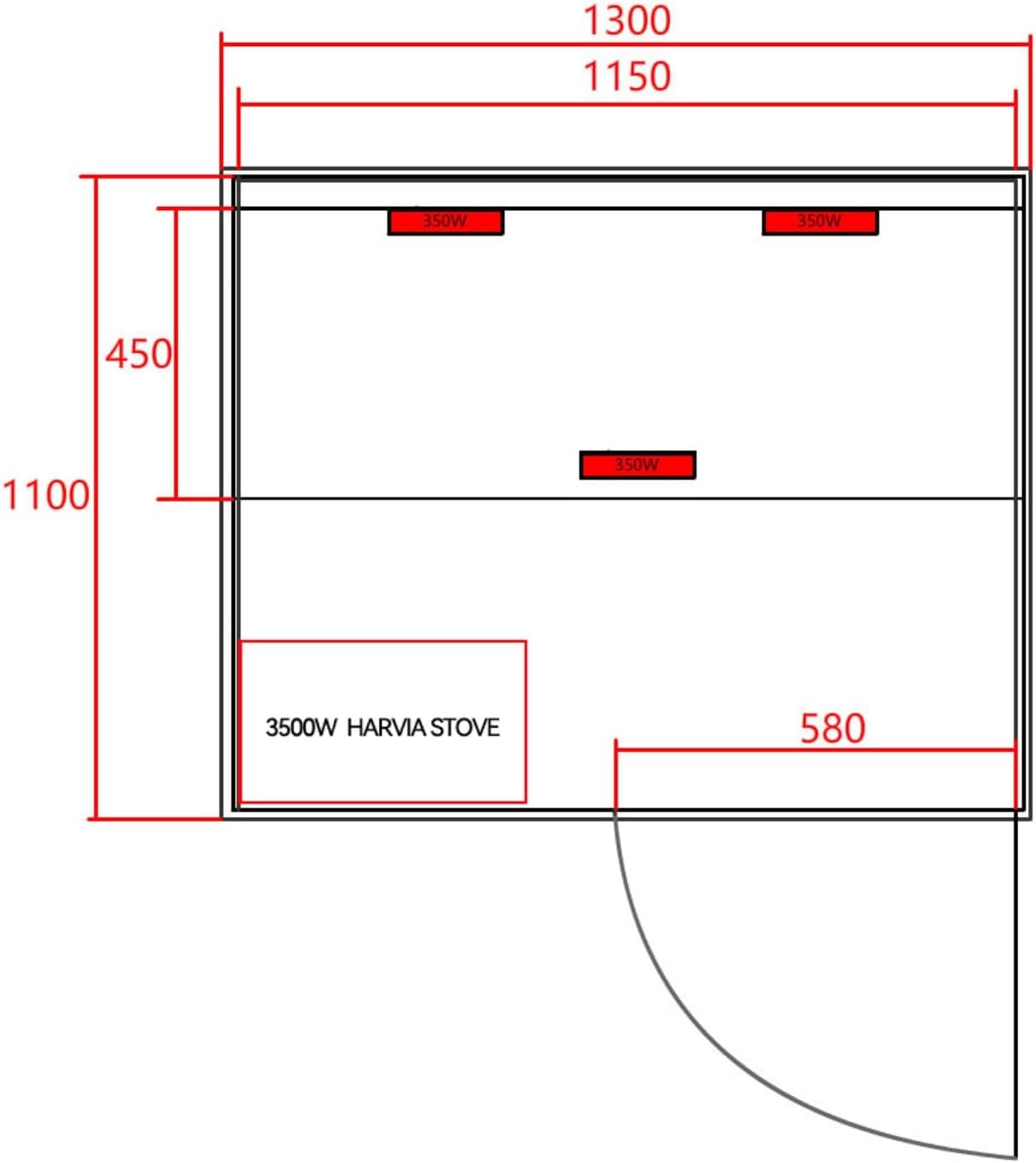 SANOTECHNIK Infrarotkabine TWINCOMBI – 2 Personen Kombi-Sauna 130×120×200cm | 3 Vollspektrum-Strahler (2×300W & 1×400W), Harvia 3,5kW Ofen, LED-Farblicht, Bluetooth-MP3 – Art.Nr.: J30130