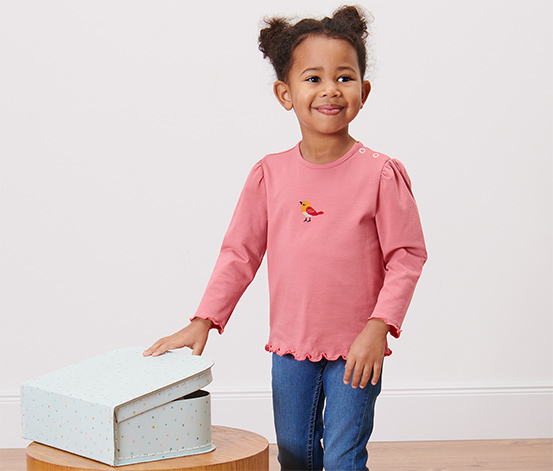 2 Kinder-Langarmshirts