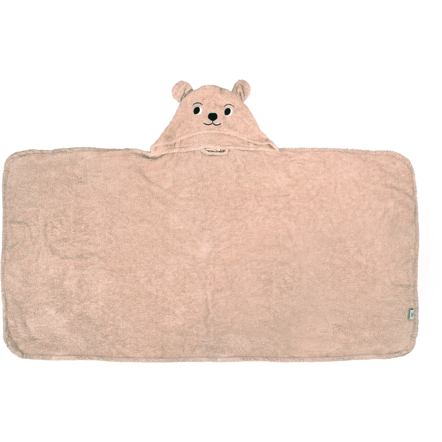 FILIBABBA Kapuzenbadetuch Bär
