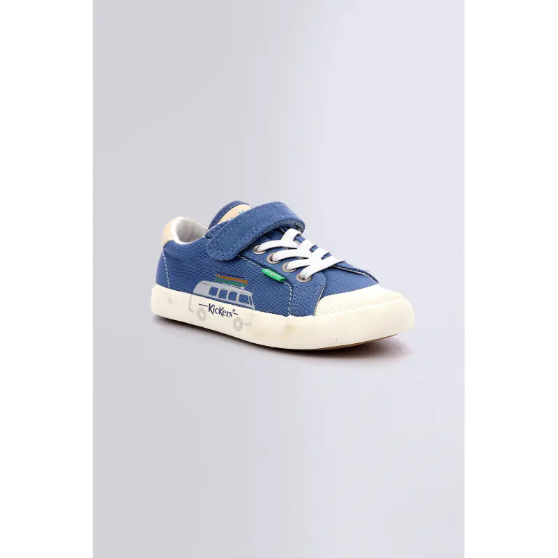 Kickgoldi Bleu van BASKETS BASSES Textile Garçon