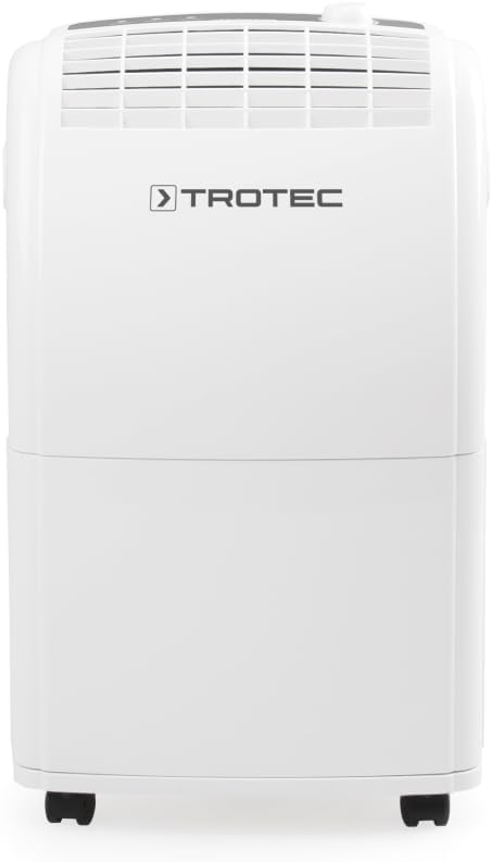 TROTEC Raumentfeuchter elektrisch TTK 75 E – Leistung 20 L/Tag – Fläche 45 m² / 110 m³ – Entfeuchtungsgerät mit Autoabschaltung