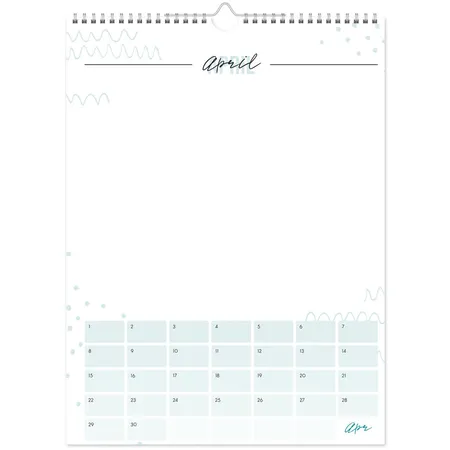 Häfft Verlag Bastelkalender A4+immerwährend (ohne Datum), mit Kalenderaufhängung, 12 Monate