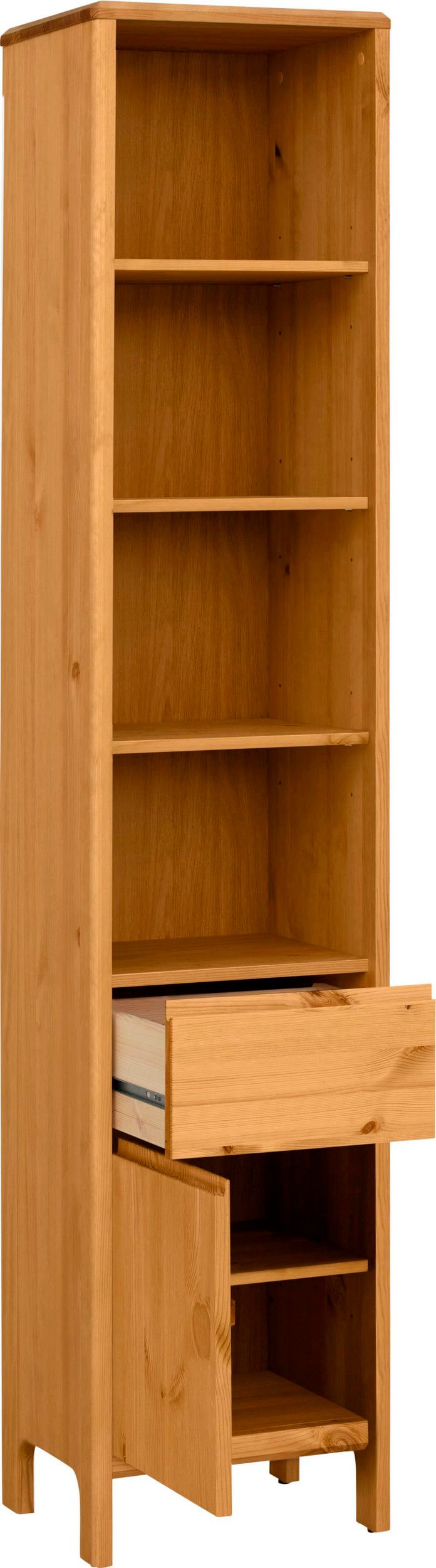 GOODproduct Hochschrank »Jorrick« Breite 40 cm, Massivholz Kiefer mit Bio Öl/Wachs behandelt