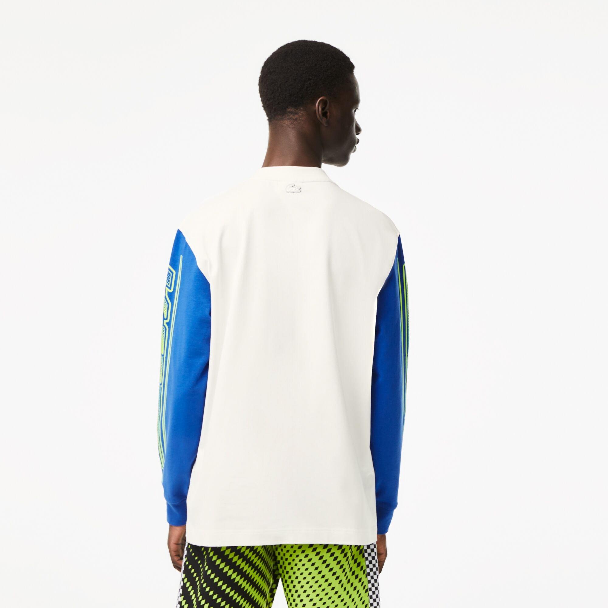 Lacoste Printed Long Sleeve T Shirt