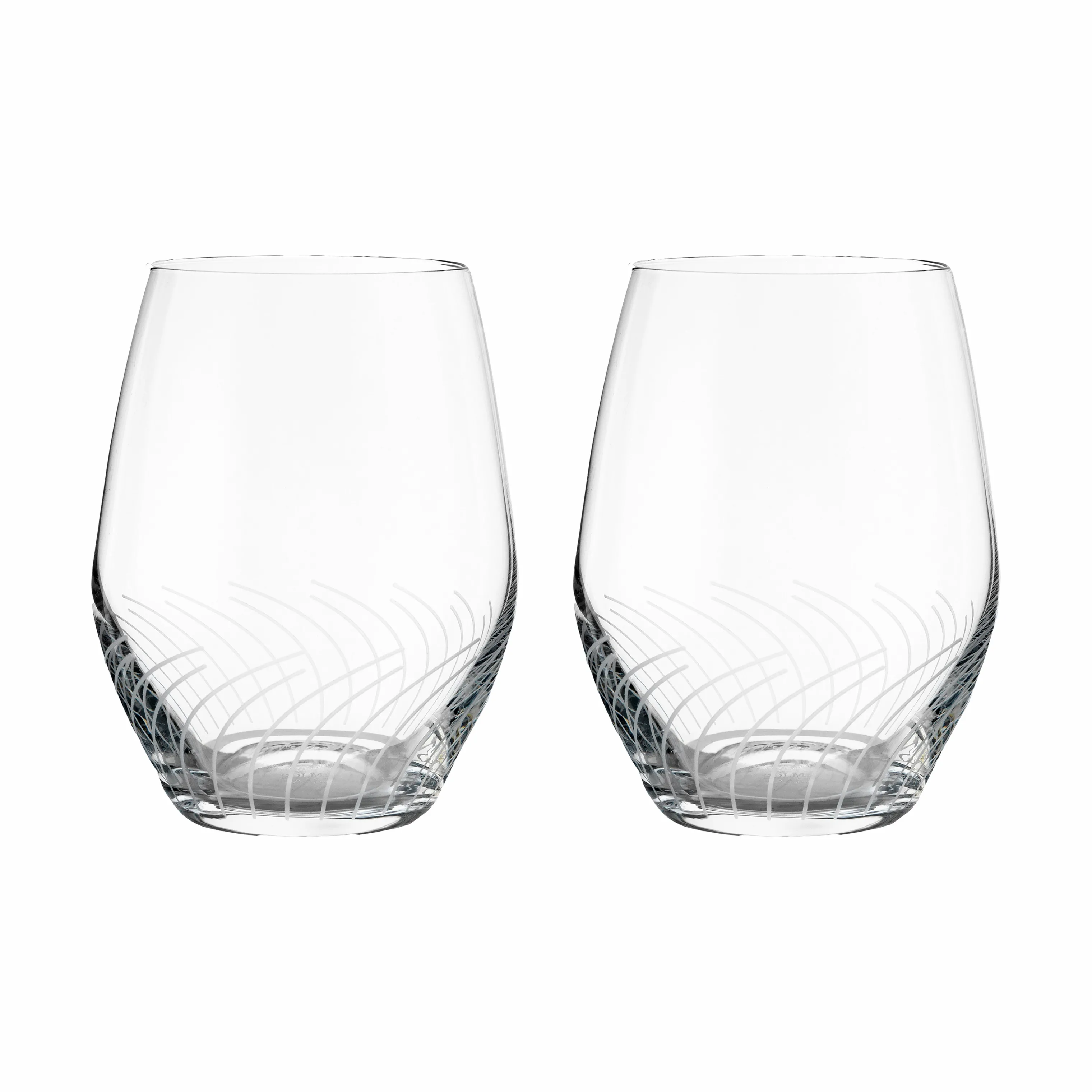 Holmegaard Cabernet Lines Vandglas - 2 stk.