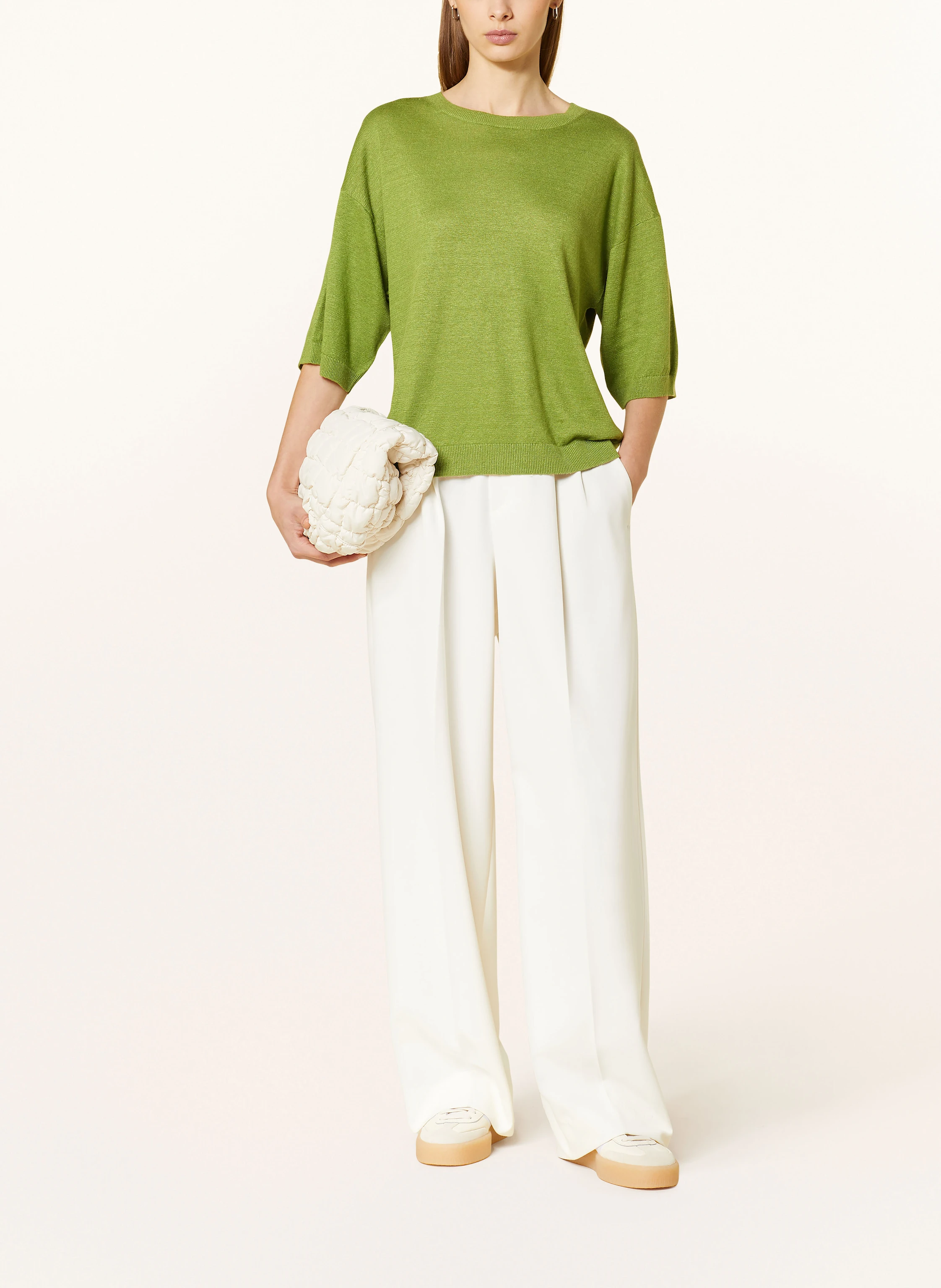 darling harbour Strickshirt aus Leinen