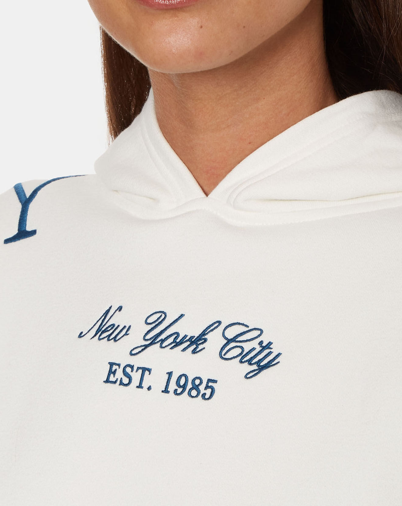 Tommy Hilfiger Sweat à capuche Arched écru