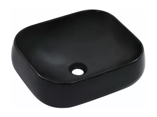 Lavabo salle de bain noire 44.5 x 39.5 x 14.5 cm 02_0002615