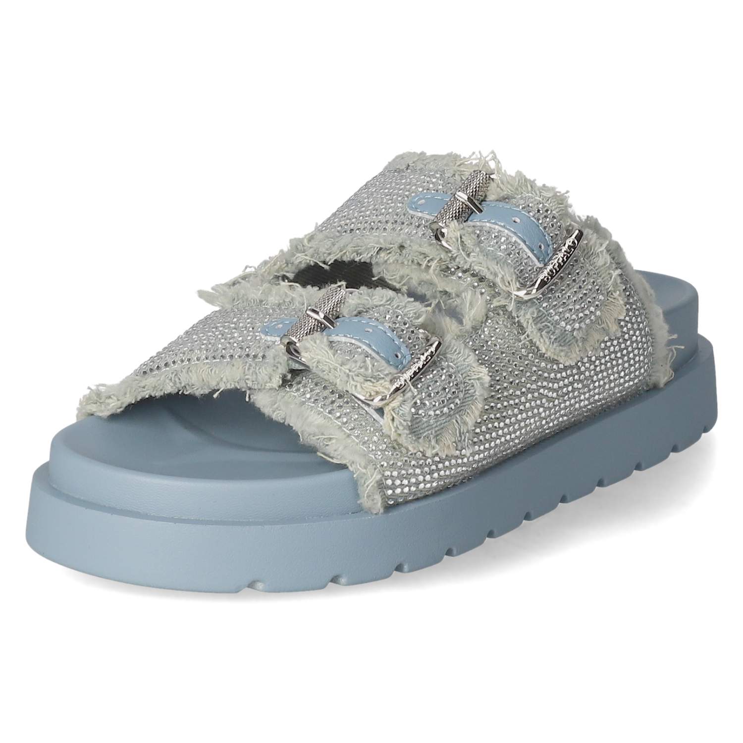 Buffalo Pantoletten EVE ARI SPARK - lt blue
