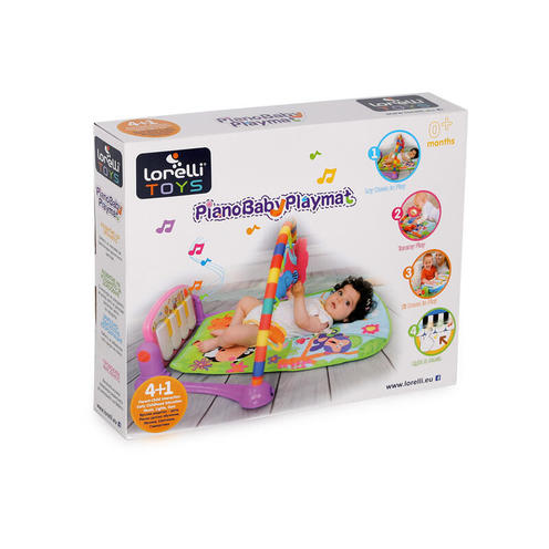Tapis Piano Gym PLAYMAT Rose - LORELLI