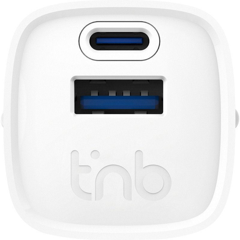 Chargeur secteur 1 USB-C + 1 USB-A GaN 30 W T'nB