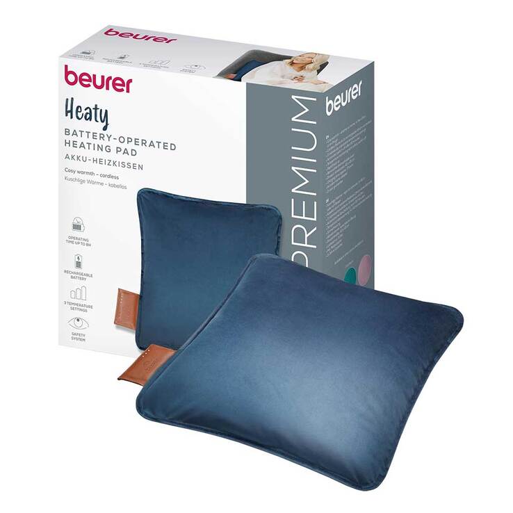 Beurer HK77 Heaty Akku-Heizkissen obsidian-blue, 1 St