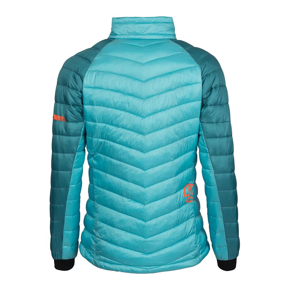 Ternua BELAY - Doudoune Femme a-blue curacao/pagoda blue