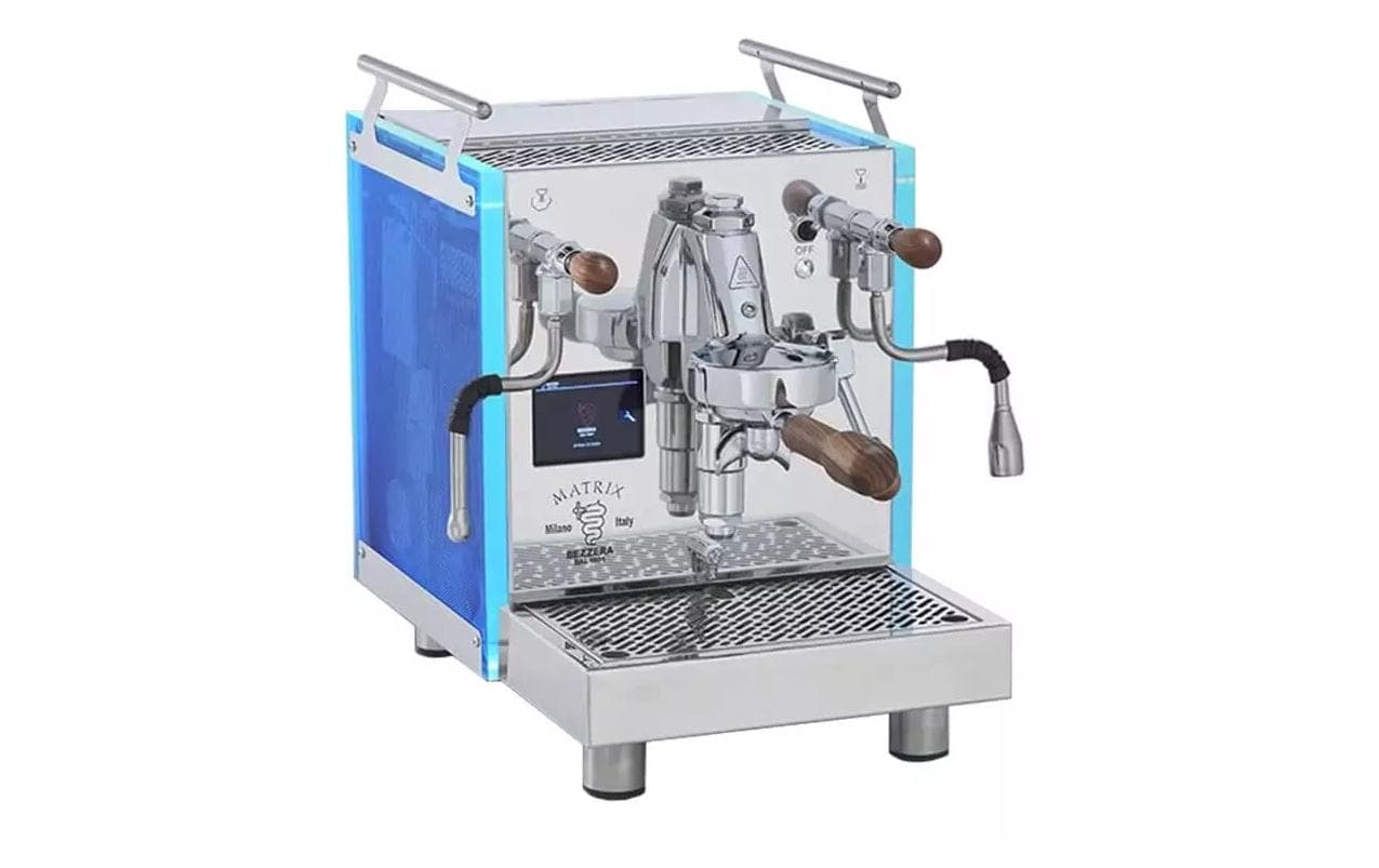 Siebträgermaschine Matrix Top MN Edelstahl<br>Halbautomatische Espressomaschine