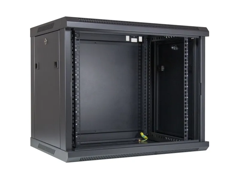Inter-Tech SMA-6409 - Kabinet - vægmonterbar - sort, RAL 9005 - 9U - 19