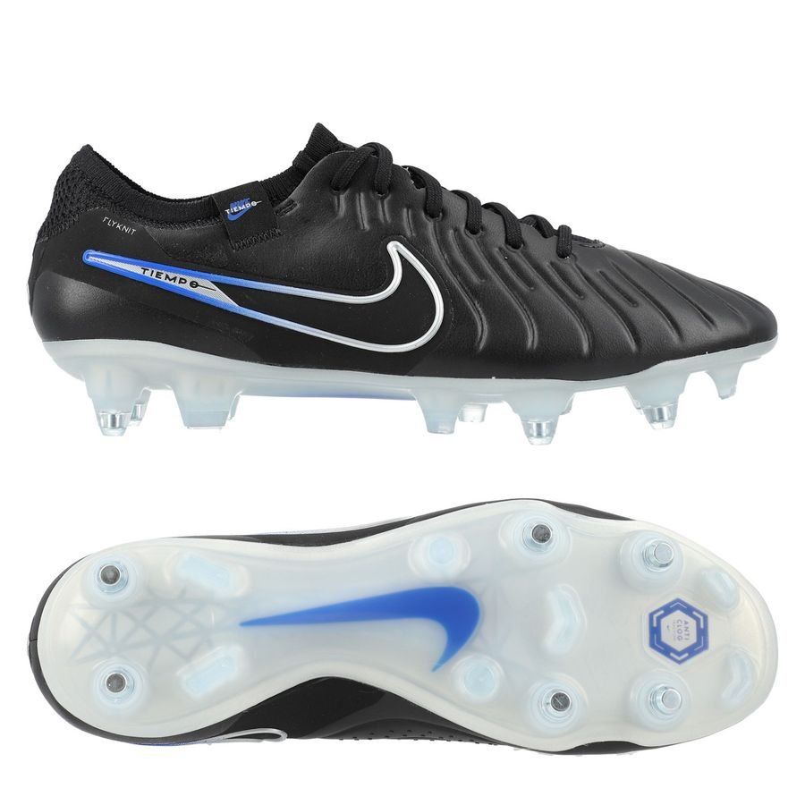 Nike Tiempo Legend 10 Elite SG-PRO Anti-Clog Shadow - Noir/Chrome/Bleu
