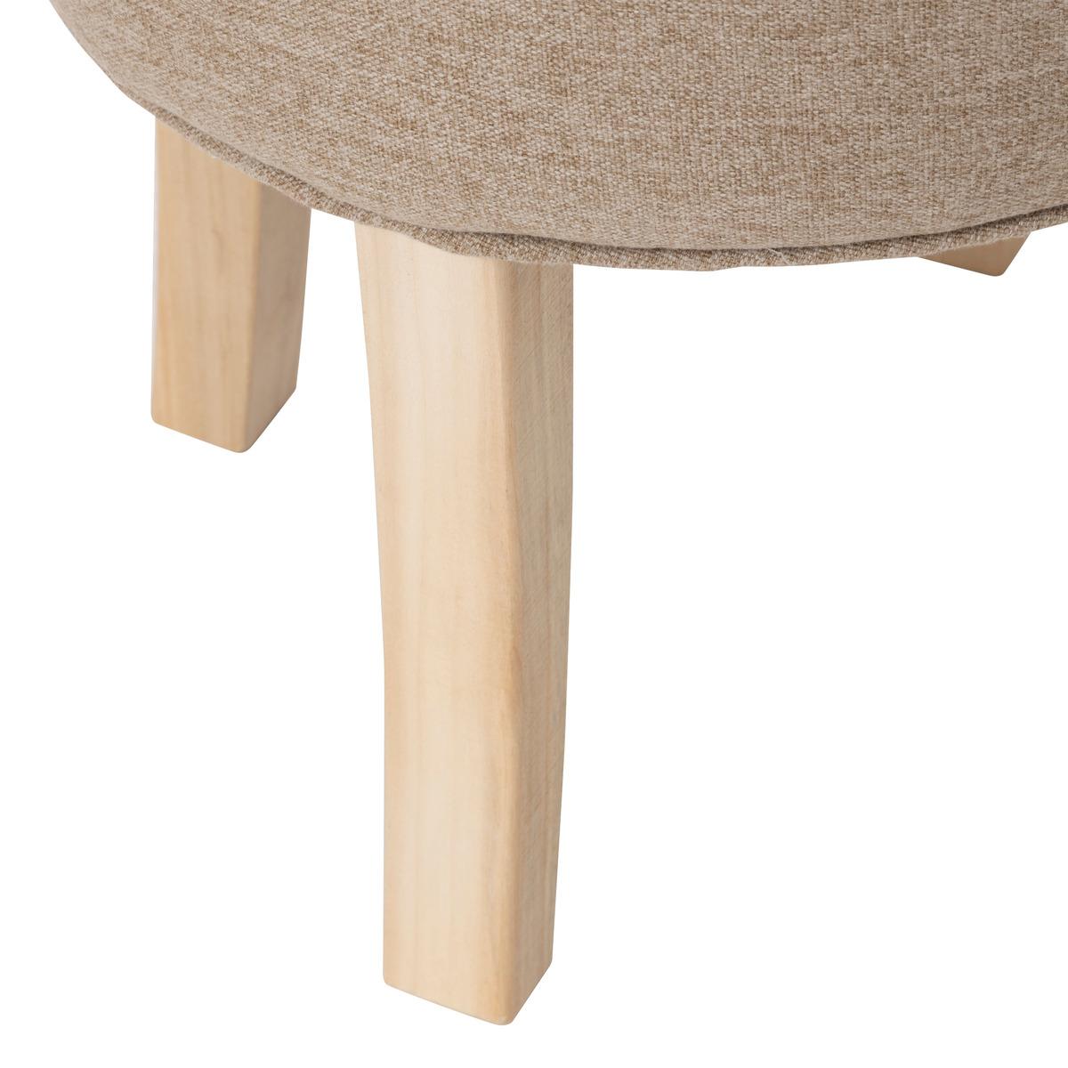 TABOURET D APPOINT ADRIEL BEIGE