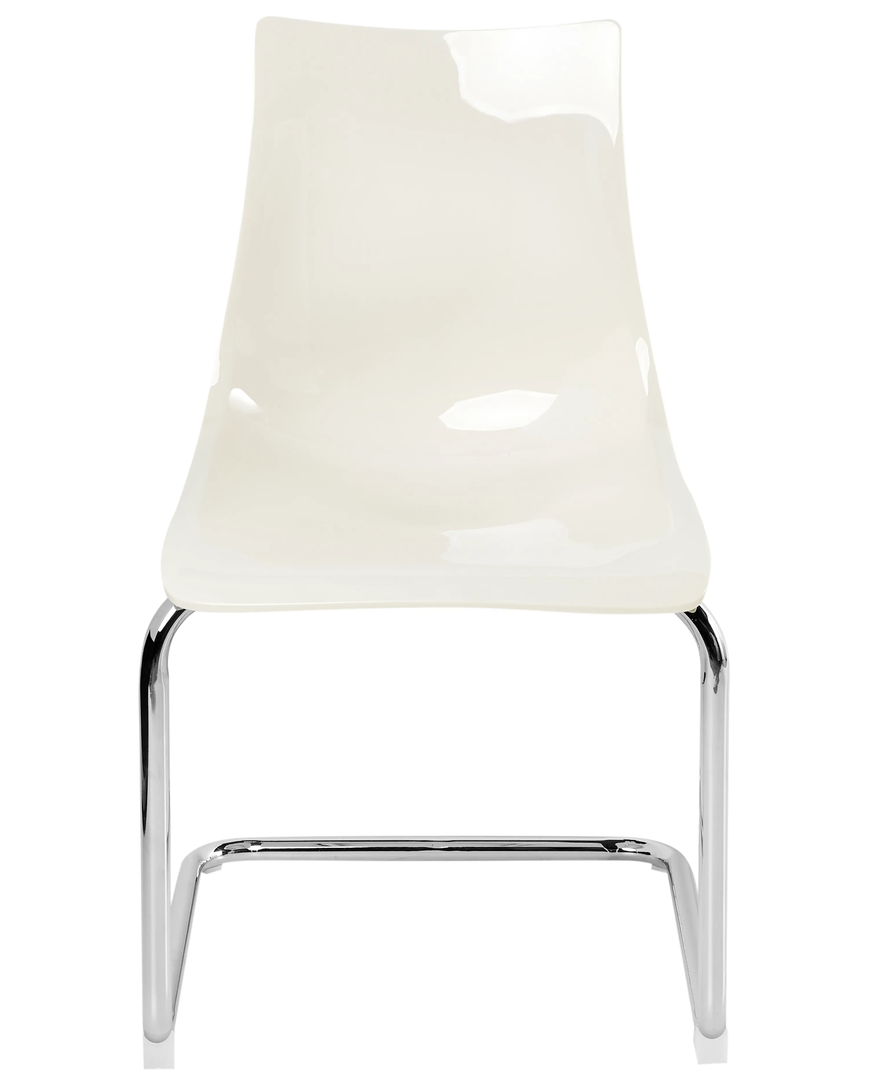Set van 2 eetkamerstoelen MARSHALL Gebroken wit