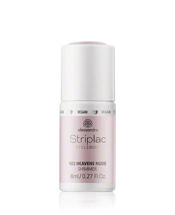 Alessandro Striplac Peel or Soak 102 Heavens Nude Shimmer 8ml