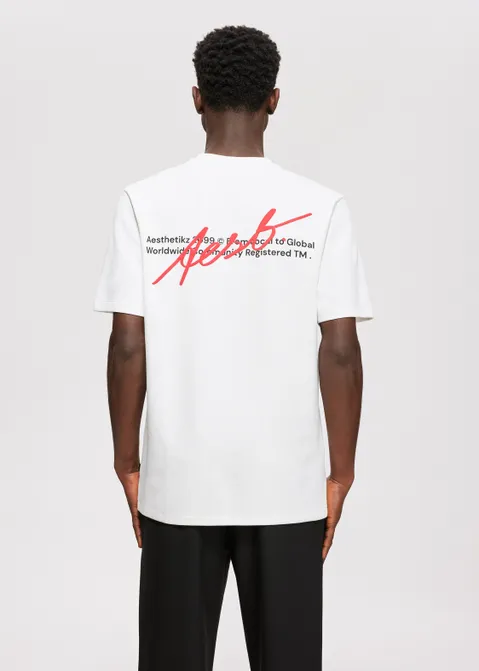 T-shirt met print written off-white (WIT.O)