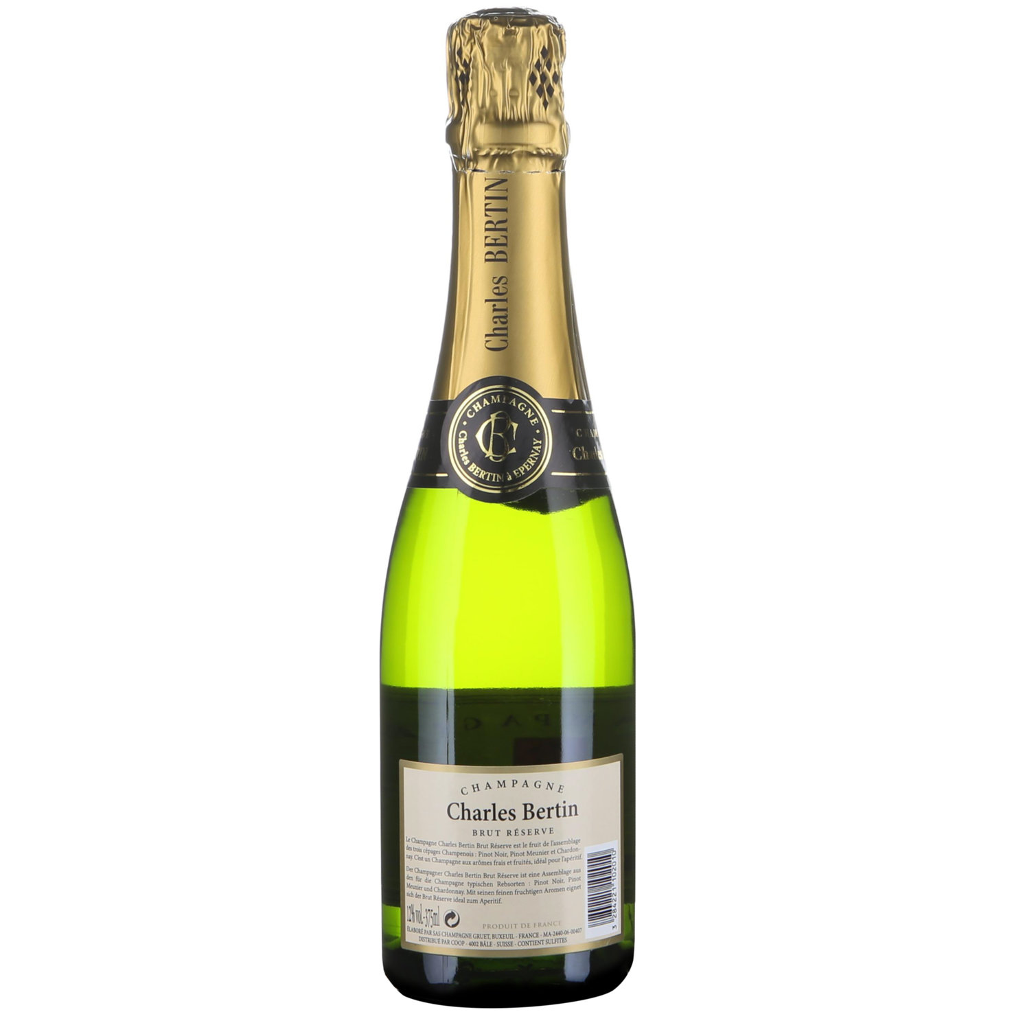 Champagne AOC Charles Bertin, brut -37.5cl