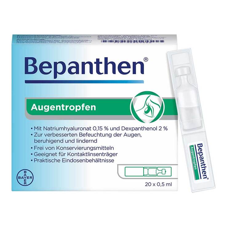 Bepanthen Augentropfen , 20X0.5 ml
