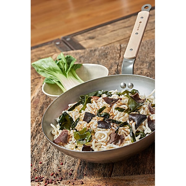 Wok Minéral B Bois 28 cm De Buyer