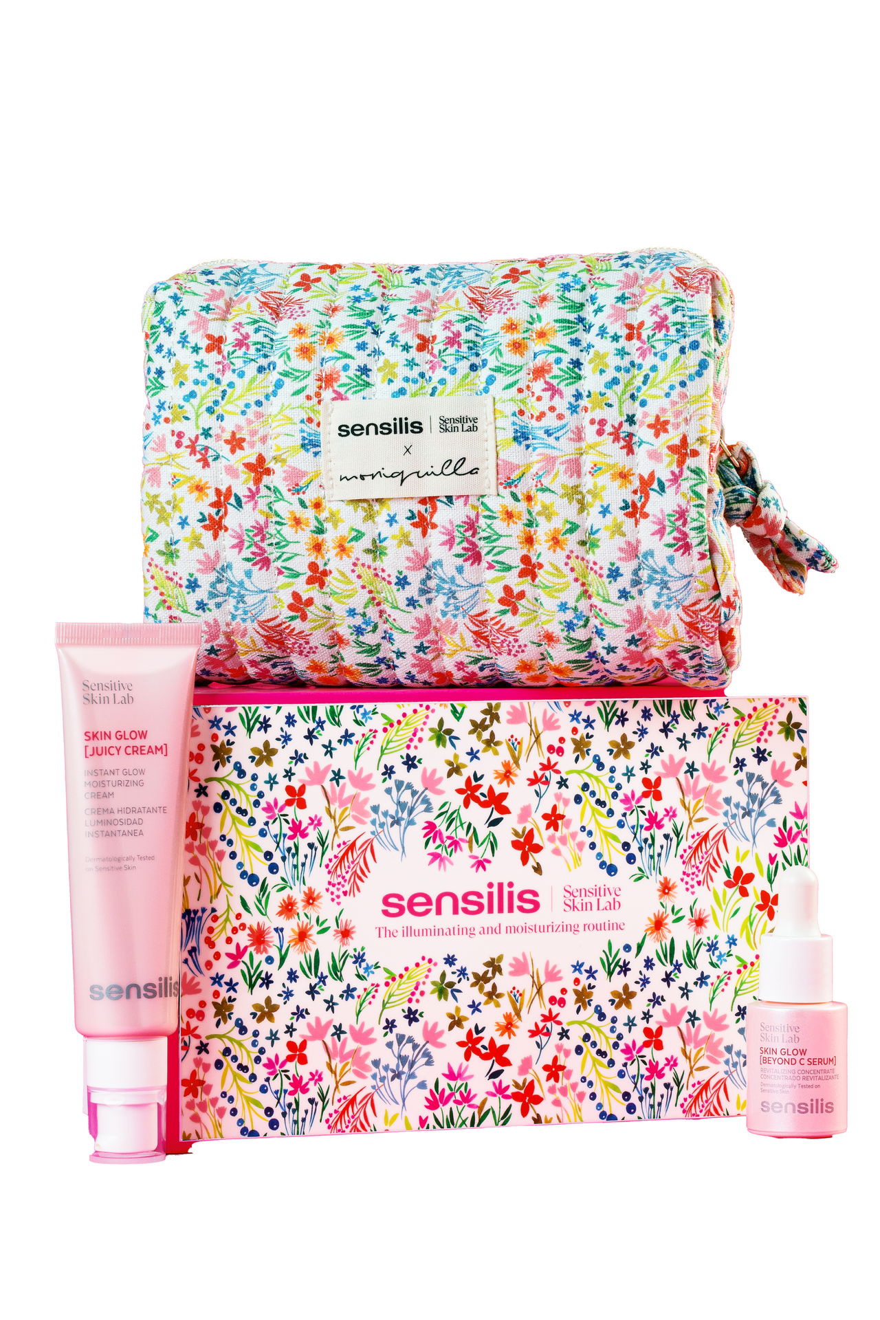 Sensilis Skin Glow Juicy cream 50ml + Beyond C Serum 15ml + Sminkepung (verdi 793,-)