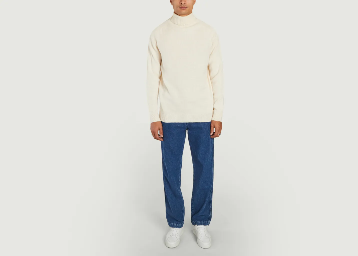 Pullover à Col Roulé Sunspel