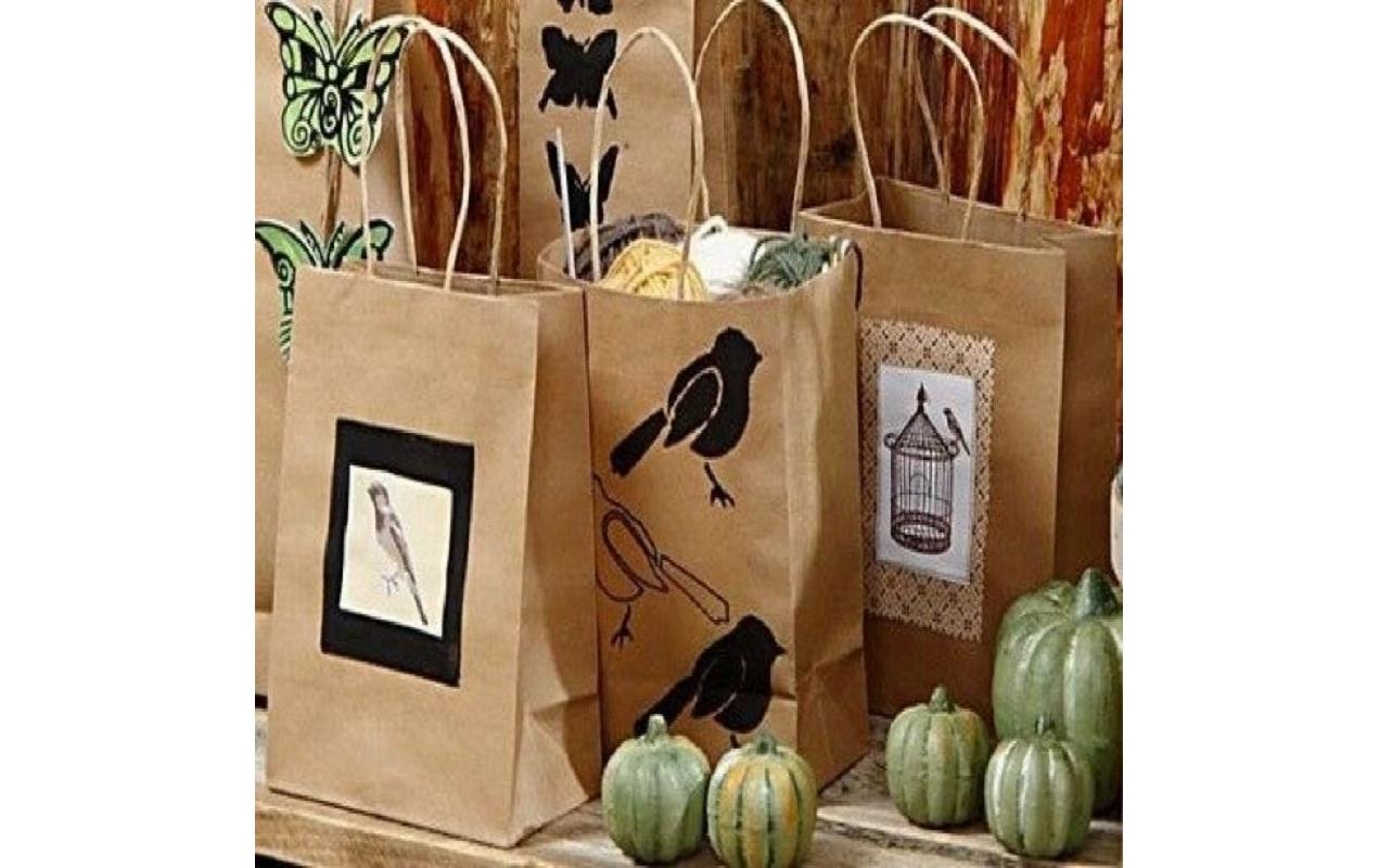 Geschenktasche 33 x 26 x 13 cm, 10 StückPapiertaschen Set