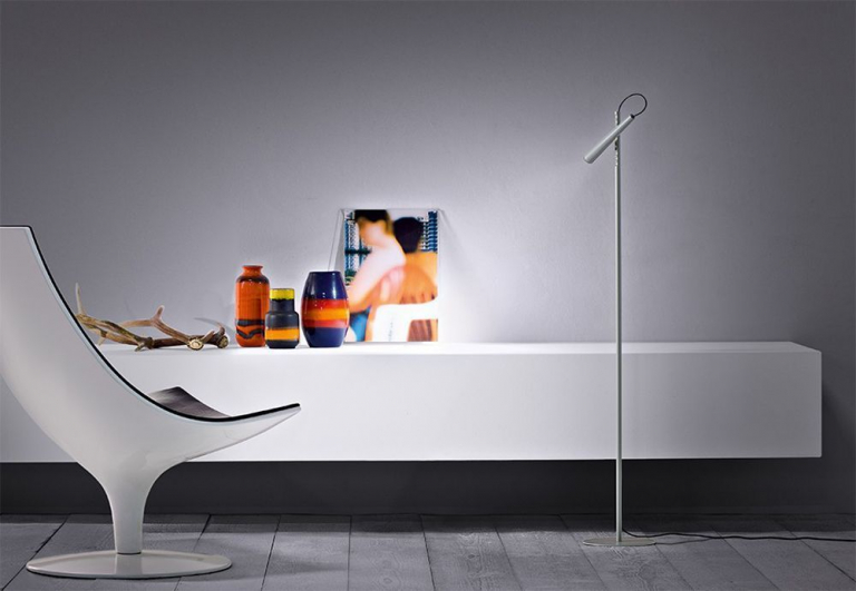 Foscarini Magneto vloerlamp LED zwart