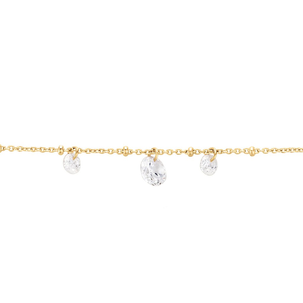 Bracelet Chalice Plaqué Or Jaune Oxyde De Zirconium