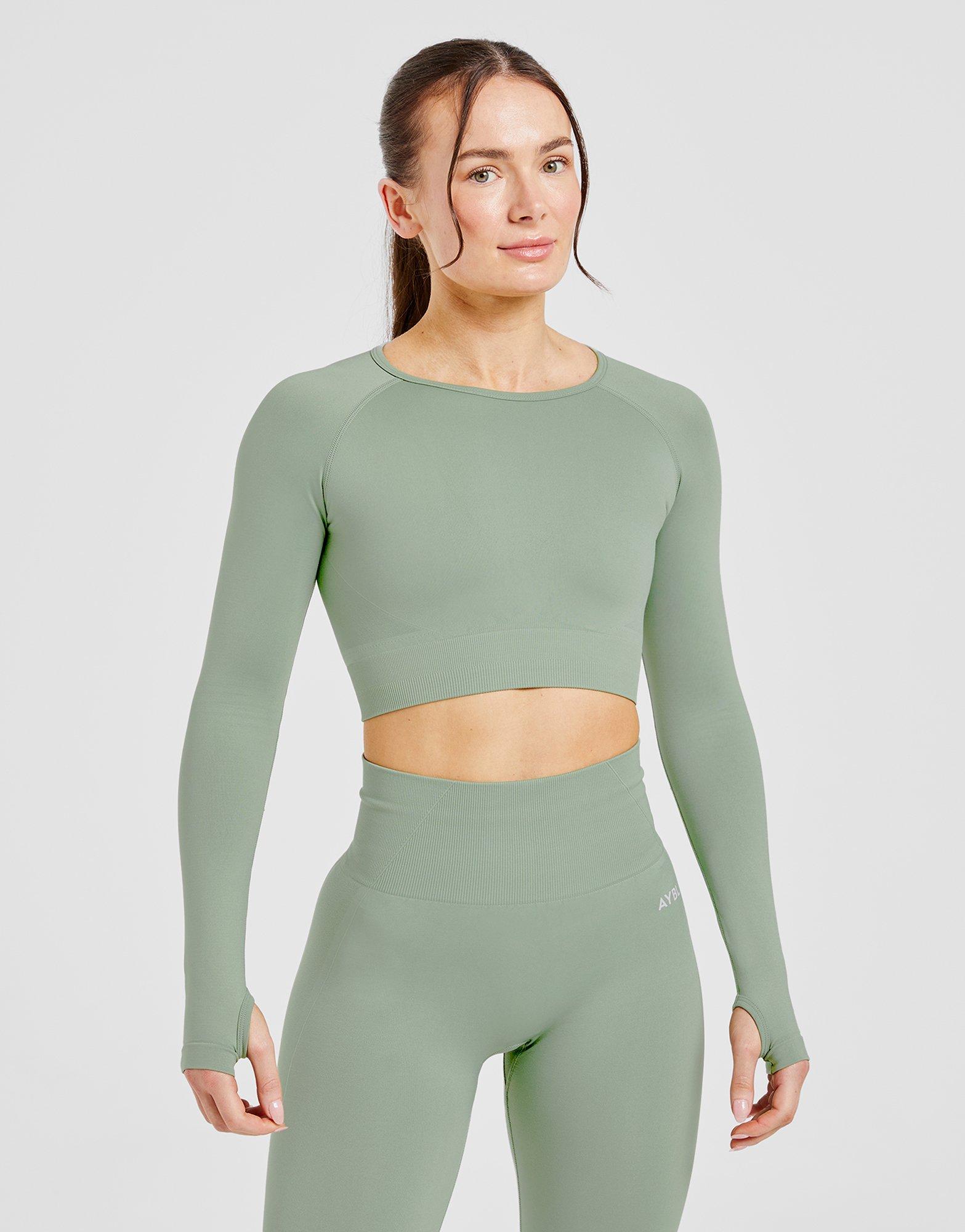 AYBL Crop Top Manches Longues Empower Seamless Femme