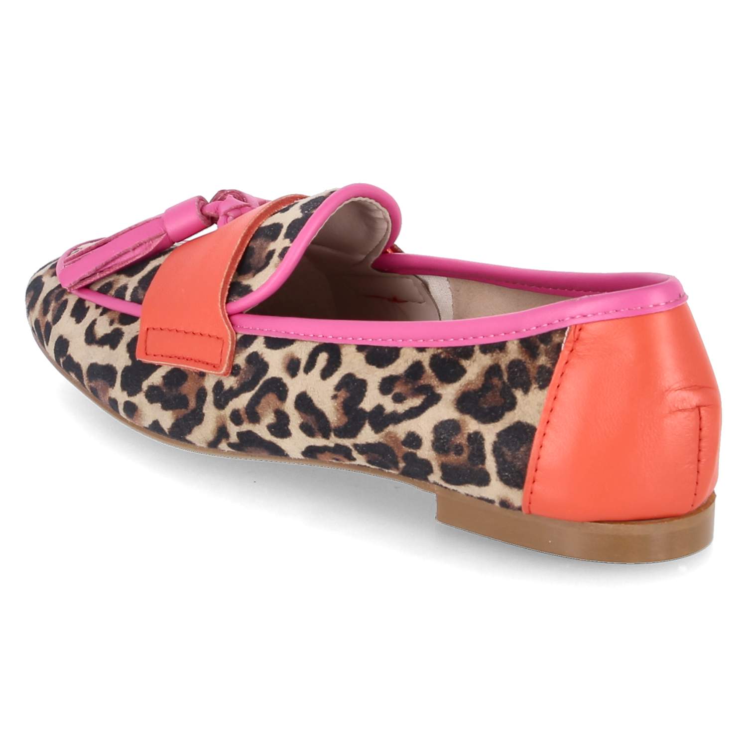Kaerlek Slipper - camel/fuxia/  corallo