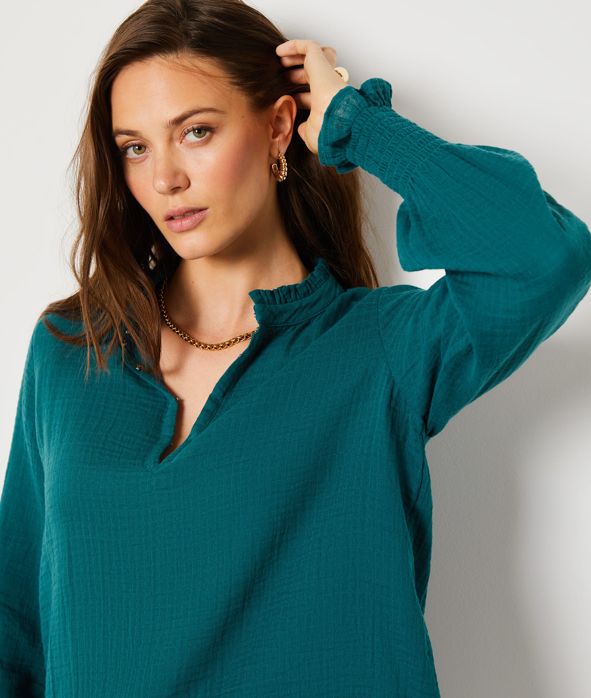 Blouse manches longues
