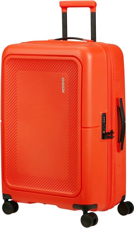 American Tourister - Dashpop - Spinner Koffer - Tangerine Red - Hardcase - Inhoud 76/84 Liter