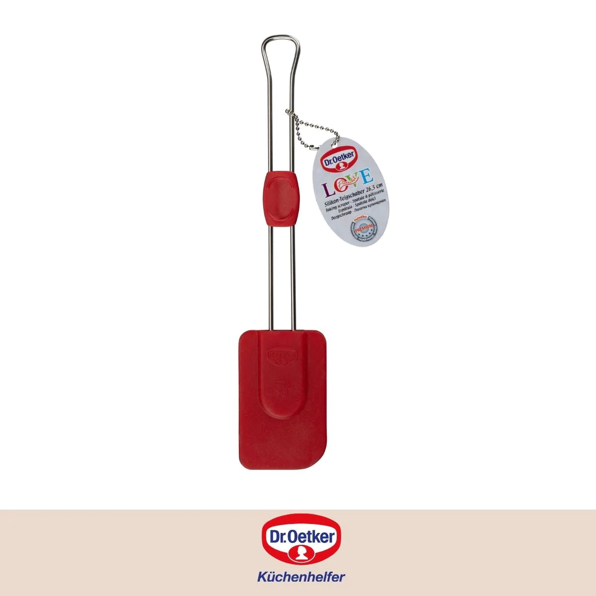 Spatule de pâtisserie en silicone 26,5 cm Dr.Oetker Flexxibel Love Dr.