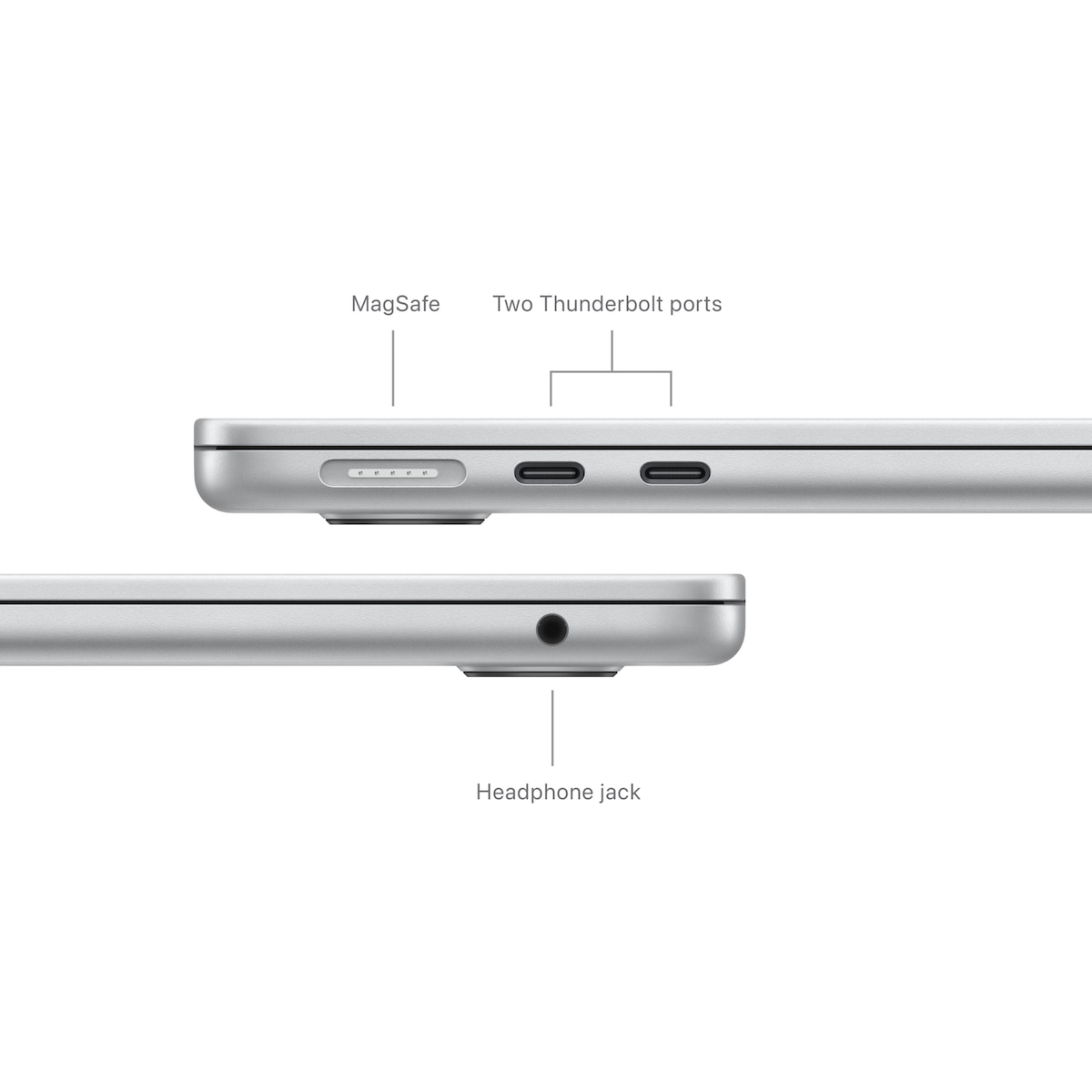 MacBook Air 13,6 M3 16/256GB (Sølv)
