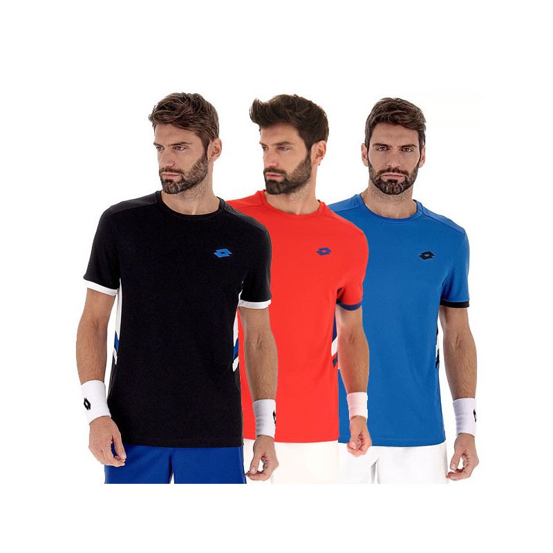 Tee-shirt tennis homme Lotto Squadra 3